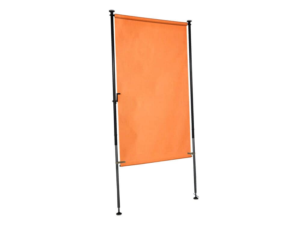 Angerer Balkonsichtschutz Standard 120 cm Uni orange PE