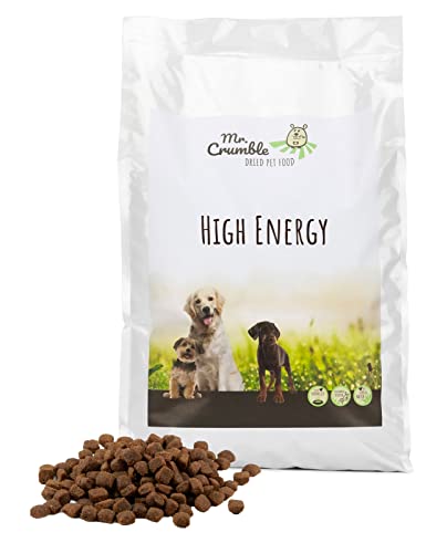 Mr. Crumble Dried Pet Food Hundefutter trocken High Energy Leistungsfutter für Erwachsene Hunde 15 kg