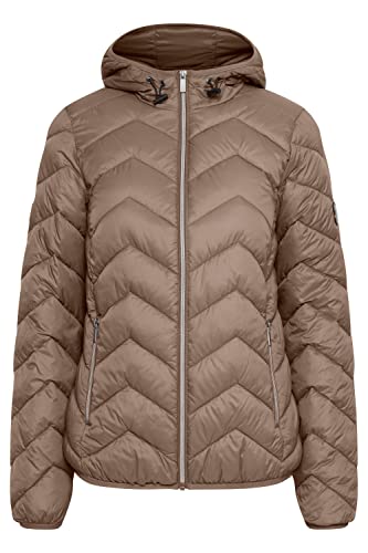 fransa FRBAPADDING 1 Outerwear Damen Steppjacke Übergangsjacke Jacke, Größe:M, Farbe:Pine Bark (171410)