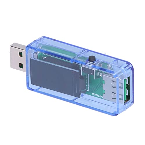 USB Tester, Wireless Connection Safety LCD Display USB Tester 3.80V-32.0V für(Durchscheinend)