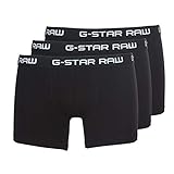 G-STAR RAW Herren Classic Trunks 3-Pack, Schwarz (black/black/black D03359-2058-4248), XS