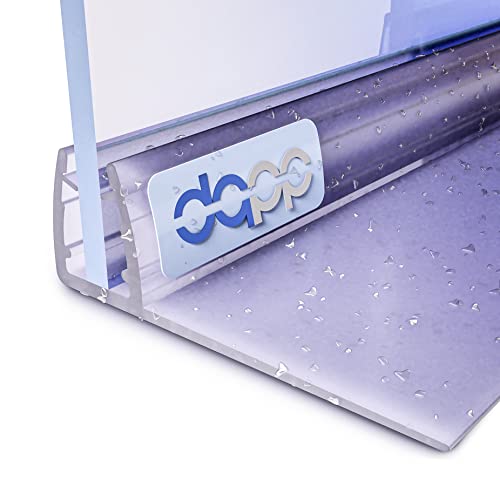 190cm UK01 - Ersatzdichtung für 4mm/ 5mm Glasdicke Wasserabweiser Duschdichtung Schwallschutz Duschkabine Duschprofil Duschtürdichtung