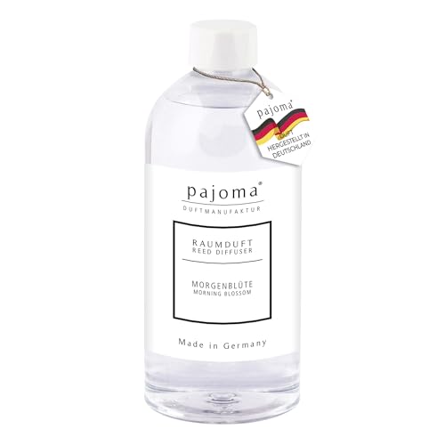pajoma® Raumduft Nachfüllflasche 500 ml, Morgenblüte | Nachfüller für Lufterfrischer | intensiver und hochwertiger Duft in Premium Qualität