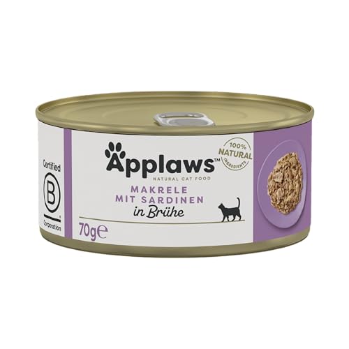 Applaws Cat Mackerel & Sardine, Dose, 1er Pack (1 x 1.68 kg)
