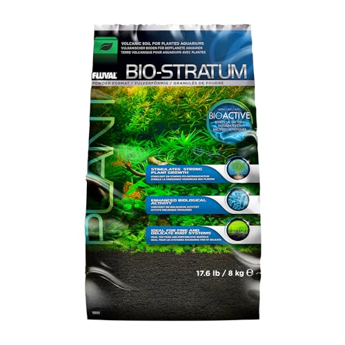 Fluval Bio Stratum, vulkanischer Bodengrund für bepflanzte Aquarien, 8 Kg
