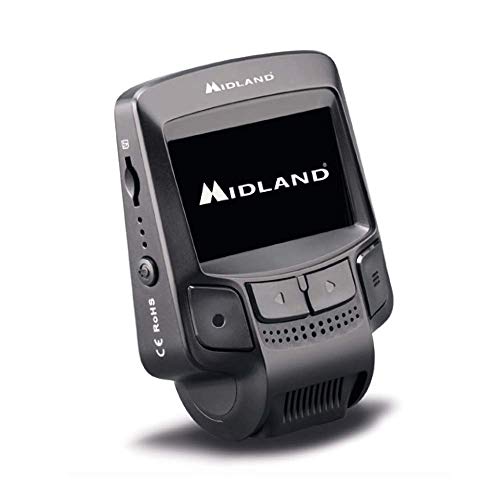 Midland Street Guardian Flat Dashcam Kamera, Full HD Video, WLAN, 2.4" Display, Bewegungsmelder, Black Box, Park Überwachung