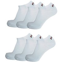 Fila 9 Paar Socken, Invisible Sneakers Unisex, einfarbig, 35-46 (3x 3er Pack) (Weiß, 39-42 (6-8 UK))