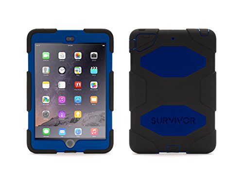 Griffin Survivor Schutzhülle für iPad mini /2/3 - schwarz/blau/schwarz