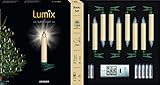 Krinner Lumix Elfenbein LUMIX Superlight, kabellose Power LED Christbaumkerzen 10er Basis-Set (In-& Outdoor IP44), ABS Kunststoff, 1.7 x 1.7 x 12.5 cm, 74422