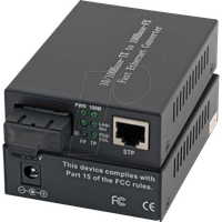EFB-Elektronik GmbH Media Konverter RJ45-STP/SC 1310nm/10km, Fast Ethernet, SM, EL025V2