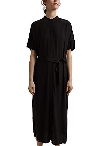 ESPRIT Collection Damen 051EO1E305 Kleid, 001/BLACK, M