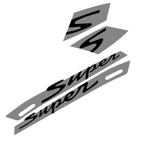 DUVTEK tankaufkleber pad Für Vespa GTS 300 GTS300 Super Sport Motorrad Aufkleber (Color : 1 Titanium)