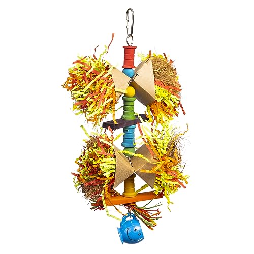 Prevue Pet Products Party Popper – Playfuls Preen & Pacify Vogelspielzeug 60249