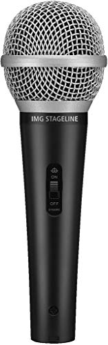 IMG Stageline DM-1100 Dynamisches Mikrofon für Sprache und Gesang schwarz