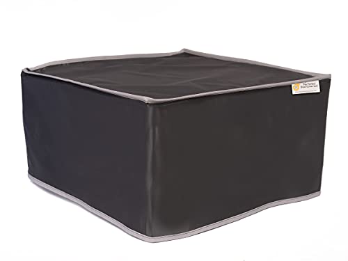 The Perfect Dust Cover LLC Staubschutzhülle, schwarze Vinylhülle, kompatibel mit Epson Workforce Pro WF-3732 All-in-One Drucker, antistatisch und wasserdicht, Staubschutz