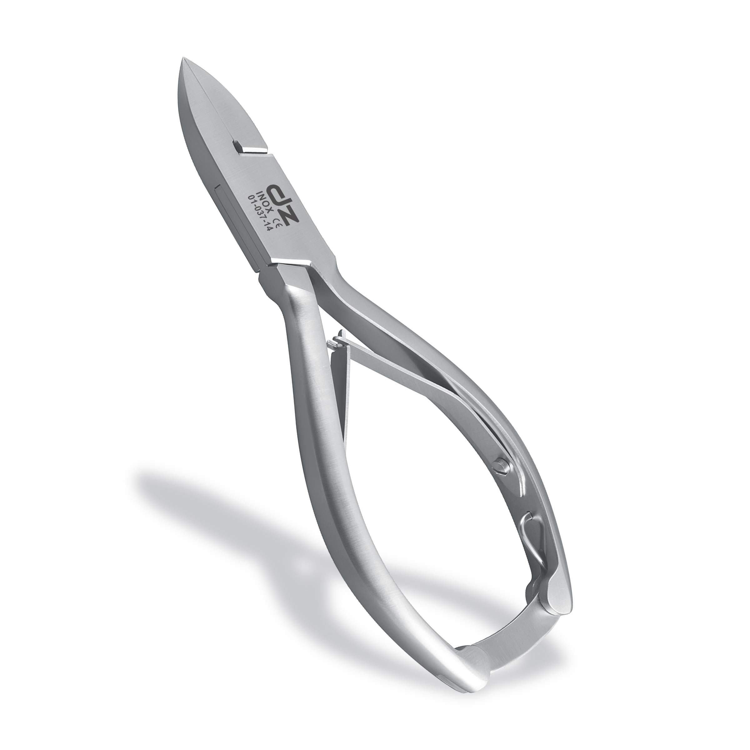 Nagelzange Nagelknipser mit Scharfe Schneide für dicke und tief eingewachsene Nägel - Nagelschneider - Nagelschere - Kopfschneider Podologie Werkzeug (Gerade Schneide)