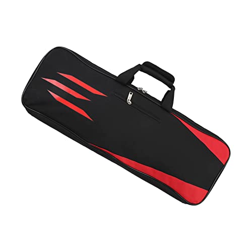 Tuzoo Tragbarer Bogenetui Pfeilköcher, Kompakte Bogentasche für das Schießen im Freien(rot)