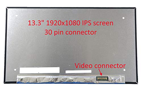 A Plus Screen New 13.3 inch Narrow Bezel Screen 1080p IPS 30pin Screen Compatible with BOE NV133FHM-N49
