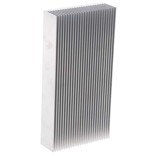 B Baosity Alu-Kühlkörper Aluminiumkühlrippe Kühlung Fin, geeignet für Triode, CPU, IC, PCB und LED Transistor, Größe 160 x 80 x 26,9 mm