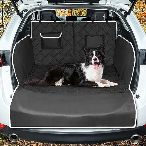 KYG Kofferraumschutz Hund rutschfest Robuste Hundedecke Auto Kofferraum Pflegeleicht Wasserabweisend Kratzfest Kofferraum Schutzmatte 72.83 Inch X 34.5 Inch für die Meisten Autos und SUVs