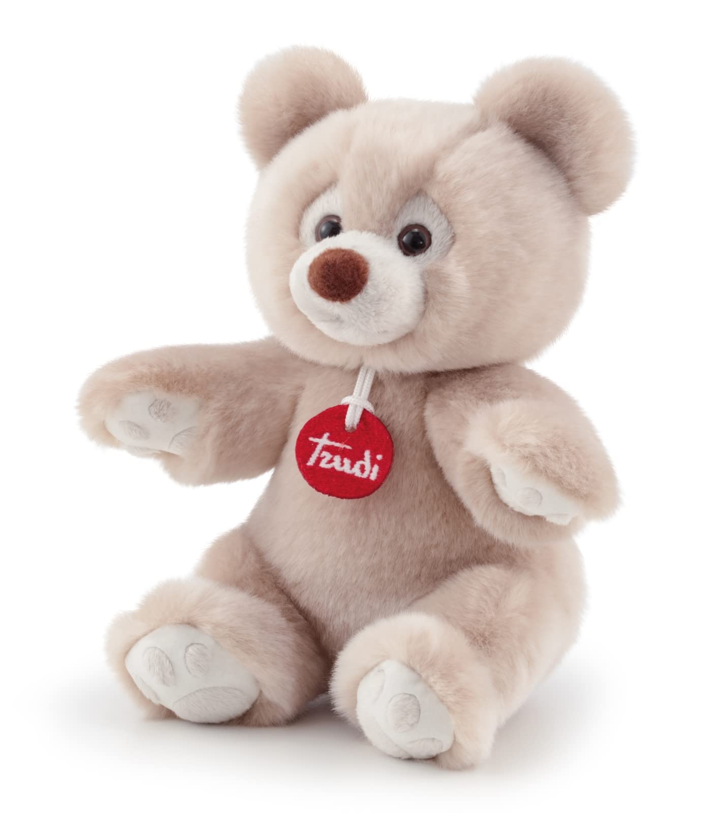 Trudi , Bear Brando: 20cm Soft beige Grey Plush Bear, Christmas, Baby Shower, Birthday or Christening Gift for Kids, Plush Toys, Suitable from Birth