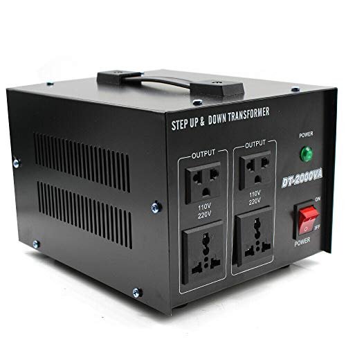 1000W-2000W Transformator,Spannungswandler,Ringkern Transformator 220v/240v Auf 110v Step Up & Step Down Voltage Converter für Alle Elektronischen Und Elektrischen GeräTe