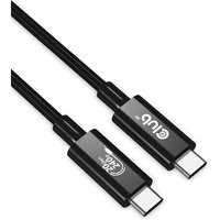 Club 3D USB 4 2x2 Typ-C Kabel USB-IF 4K60Hz PD 240W St./St. 2m schwarz CAC-1575
