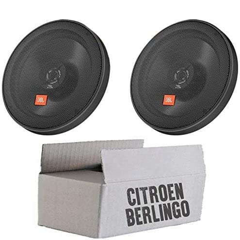 JBL STAGE2 624 | 2-Wege | 16,5cm Koax Lautsprecher - Einbauset für Citroen Berlingo 1 - justSOUND