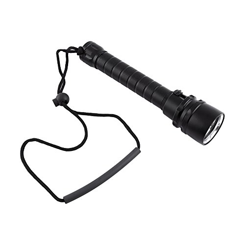 Ejoyous Tauchen Taschenlampe, Ultra Hell 8000 Lumen Unterwasserlampe Wasserfeste 3*CREE XPL LED Unterwasserfackeln 100m wasserdichte mit Handschlaufe für Outdoor-Unterwassersportarten