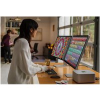 Apple Studio Display 68,6 cm (27 ) 5120 x 2880 Pixel 5K Ultra HD Silber - Nanotexturglas - Neigungsverstellbarer Standfuß (MMYW3D/A)