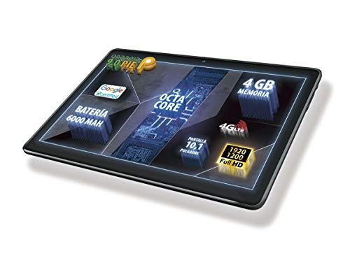 Talius Tablet 25,6 cm (10,1 Zoll) Zircon 1016 4G Octa Core, RAM 4 GB, 64 GB, Android 9.0