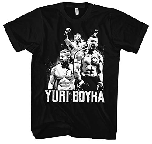Yuri Boyka Männer und Herren T-Shirt | Undisputed Kampfsport MMA | M2 (3XL, Schwarz)