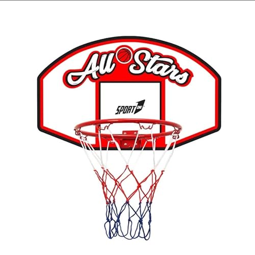 Sport1 Unisex Jugend Basketball-Tafel All Stars Basketballbrett, Weiß, Einheitsgröße