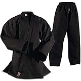 DanRho Ju Jutsu Anzug Shogun Plus - schwarz, Größe:160 cm;Farbe:Schwarz