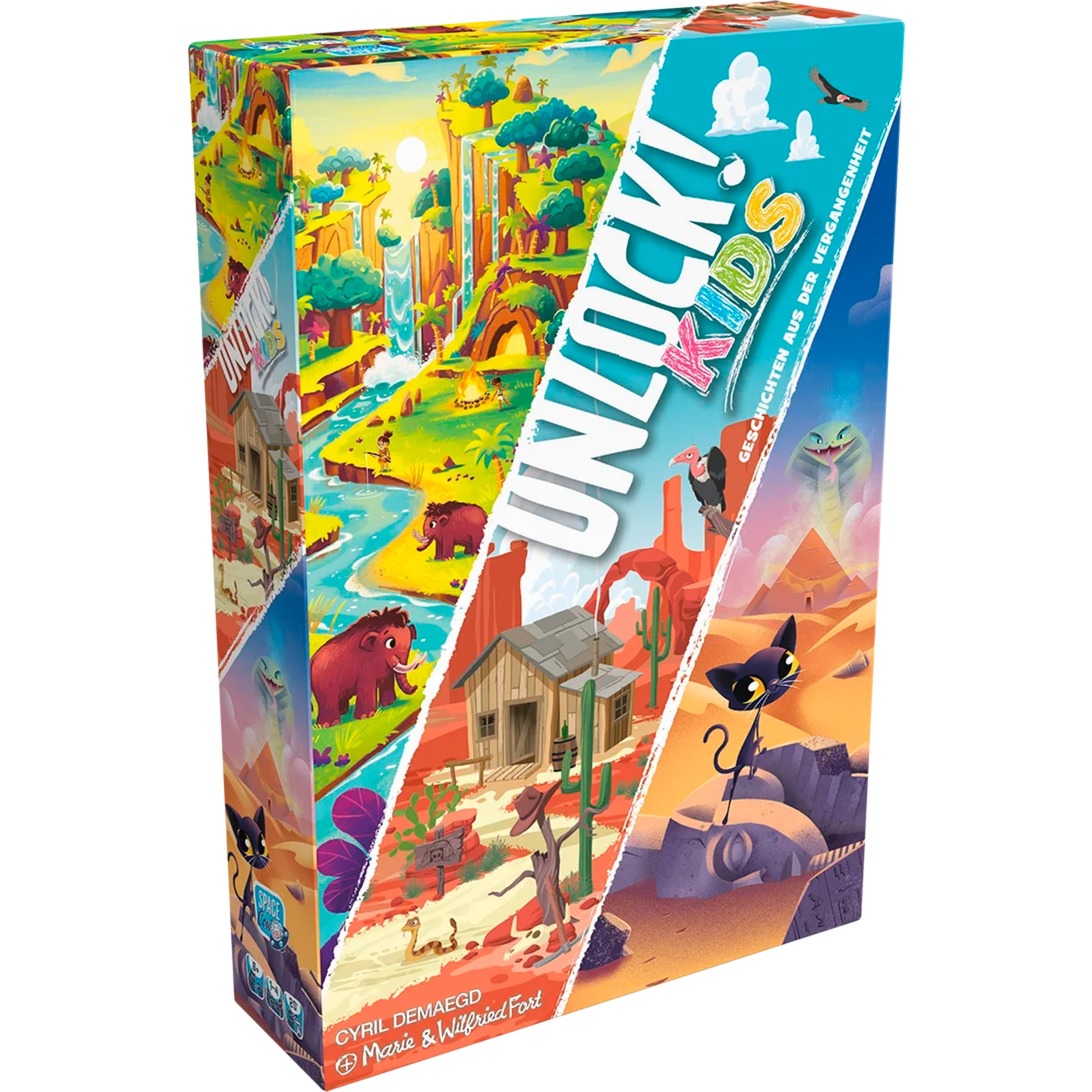 Space Cow | Unlock! Kids: Geschichten aus der Vergangenheit | Kinderspiel | Rätselspiel | 1-4 Spieler | Ab 6+ Jahren | 20 Minuten | Deutsch
