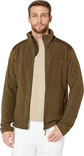 Fjällräven Herren Fleecejacke Sten, Dark Olive, XXL