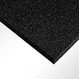 Plastazote® LD29 Polyethylen PE Schaumstoff Hartschaumstoff schwarz 100x50x5cm