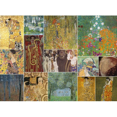 Bluebird Puzzle Gustav Klimt - Collage 6000 Teile Puzzle Art-by-Bluebird-60156