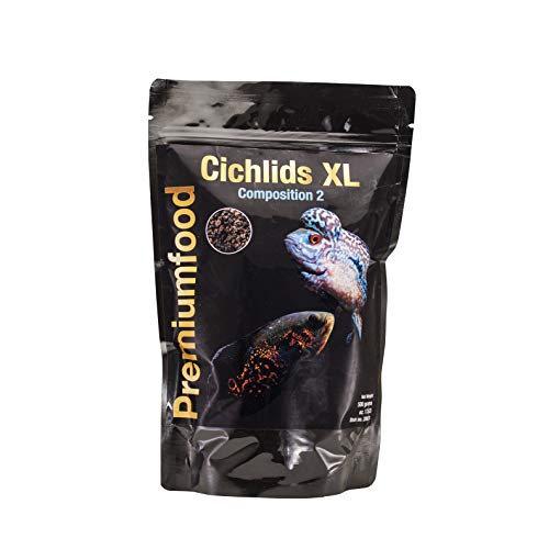 Cichlids XL Premium Granulat Composition 2, 500g Hauptfutter für Cichliden und andere große Fischarten mit Schwerpunkt auf einen ausgewogenen Proteingehalt
