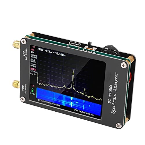 Spektrumanalysator MF HF VHF UHF Eingang 4 Modi 2,8-Zoll-Touchscreen-Spektrumanalysator Tragbarer Spektrumanalysator-Signalgenerator