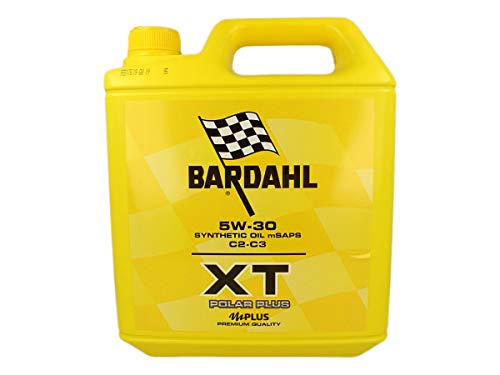 Bardahl 316047 - Motoröl für Auto, XT 5W30 C2-C3, 5 Liter Kanister, maximiert die Motorleistung und verbessert die Kraftstoffeinsparung