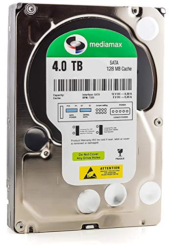 Mediamax 3.5" interne Festplatte 4TB, SATA III, Cache 128MB, RPM: 7200, 4000GB, WL4000GSA12872B