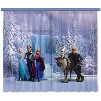 Gardine/Vorhang FCS xl 4303 Disney, Frozen, 180 x 160 cm, 2-teilig"
