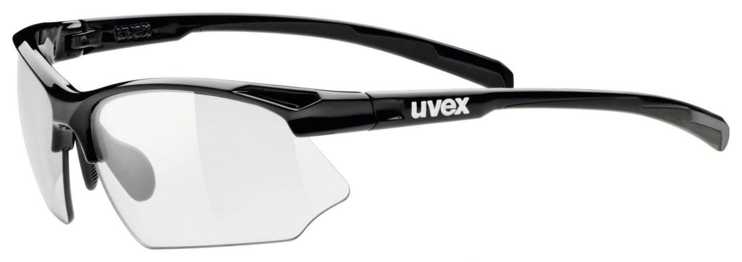 uvex Sportstyle 802 Variomatic Sportbrille (2201 black, variomatic smoke (S1-3))