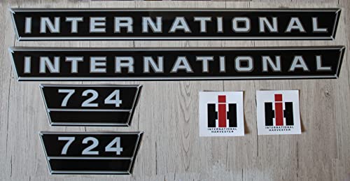 IHC/Mc Cormick Aufkleber international 724 Silber Logo Emblem Sticker Label Set groß