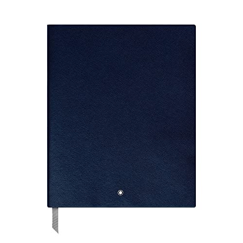 Montblanc Sketchbook 116930 Fine Stationery #149 – Leder Notizbuch A4 blanko mit Softcover – Farbe: Indigo – 272 Seiten