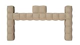 Pigro Felice Modul'Air Doppel Aufblasbare Rückenlehne, Beige, 234 x 117 x 24 cm