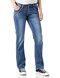 Timezone Damen Slim Tahila Jogg Straight Jeans, Blau (Blue Denim Wash 3041), W25/L32