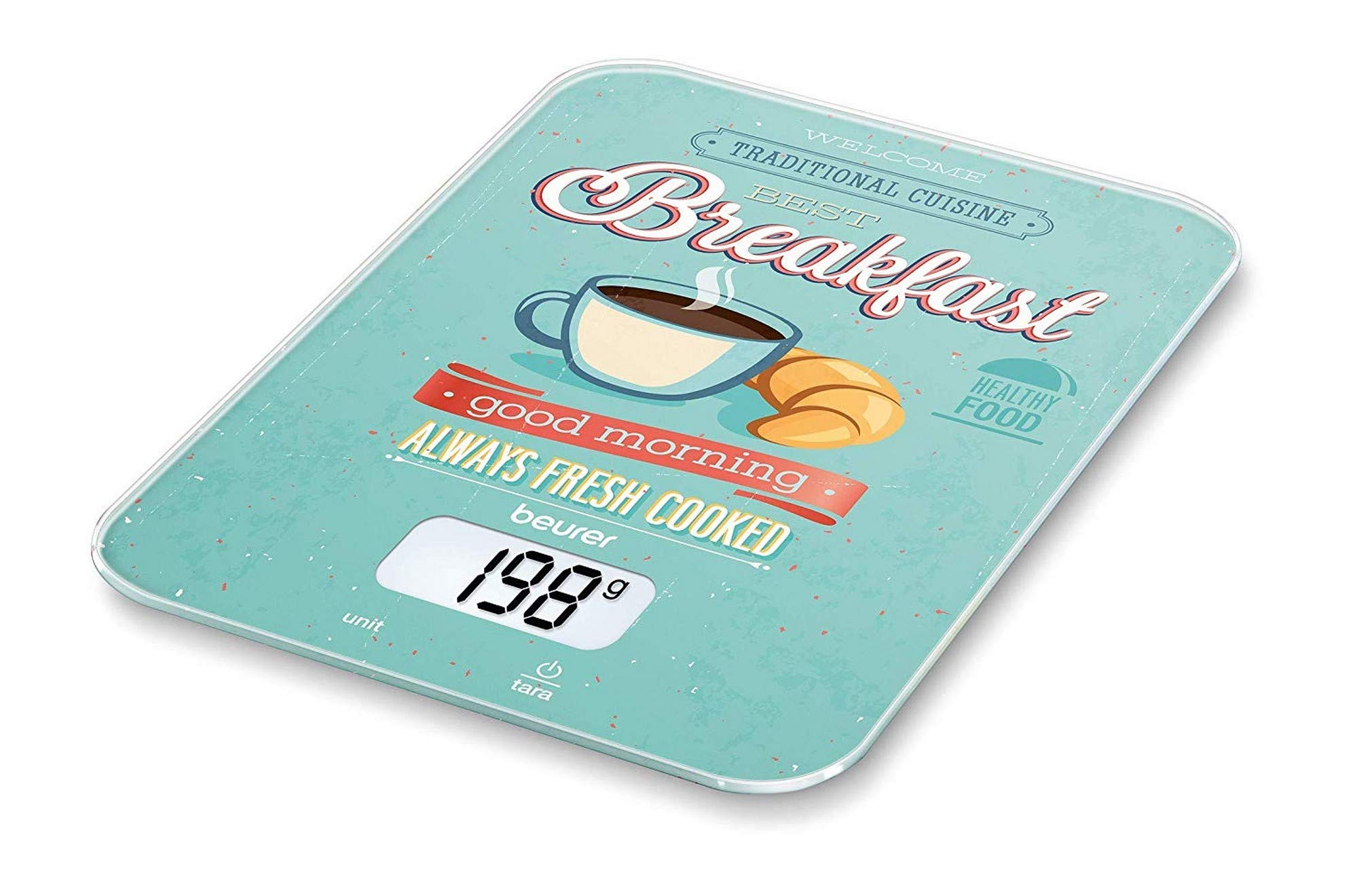 Beurer KS-19 Breakfast Digitale Küchenwaage digital Wägebereich (max.)=5 kg Mint, Bunt