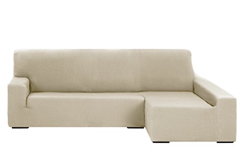 Martina Home Tunez Schutzhülle Sofa für Chaise Longue, 32 x 17 x 42 cm Langer rechter Arm (Vorderansicht) BRAZO DERECHO (Visto de frente) 240 cm a 280 cm Elfenbein